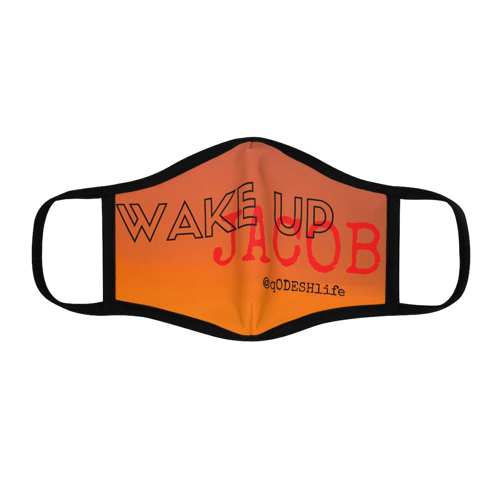 Wake up Fitted Polyester Face Mask