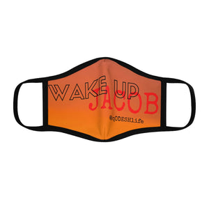 Wake up Fitted Polyester Face Mask