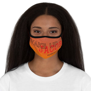 Wake up Fitted Polyester Face Mask