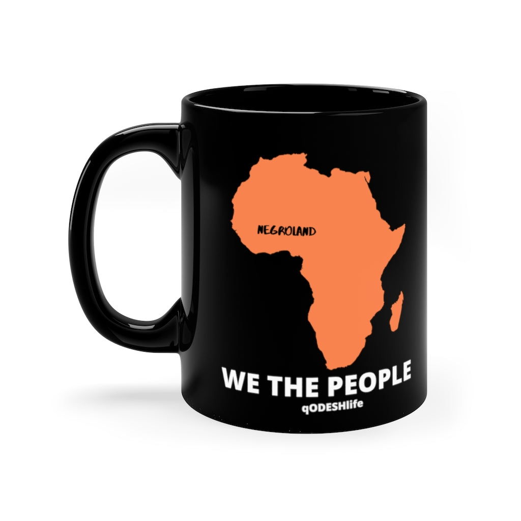 We The People 11oz Black Mug