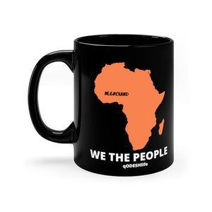 We The People 11oz Black Mug