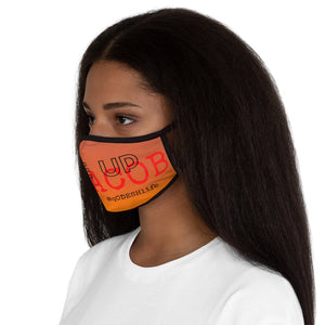 Wake up Fitted Polyester Face Mask