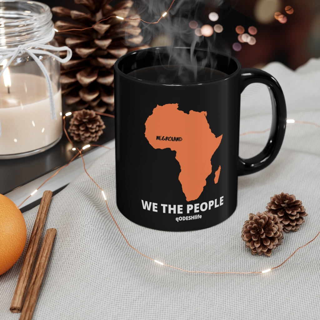 We The People 11oz Black Mug