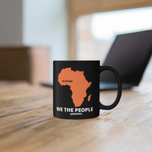 We The People 11oz Black Mug