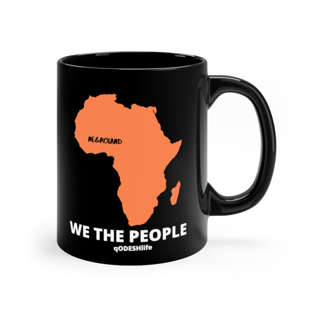 We The People 11oz Black Mug